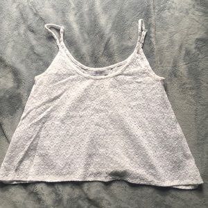 white crop top